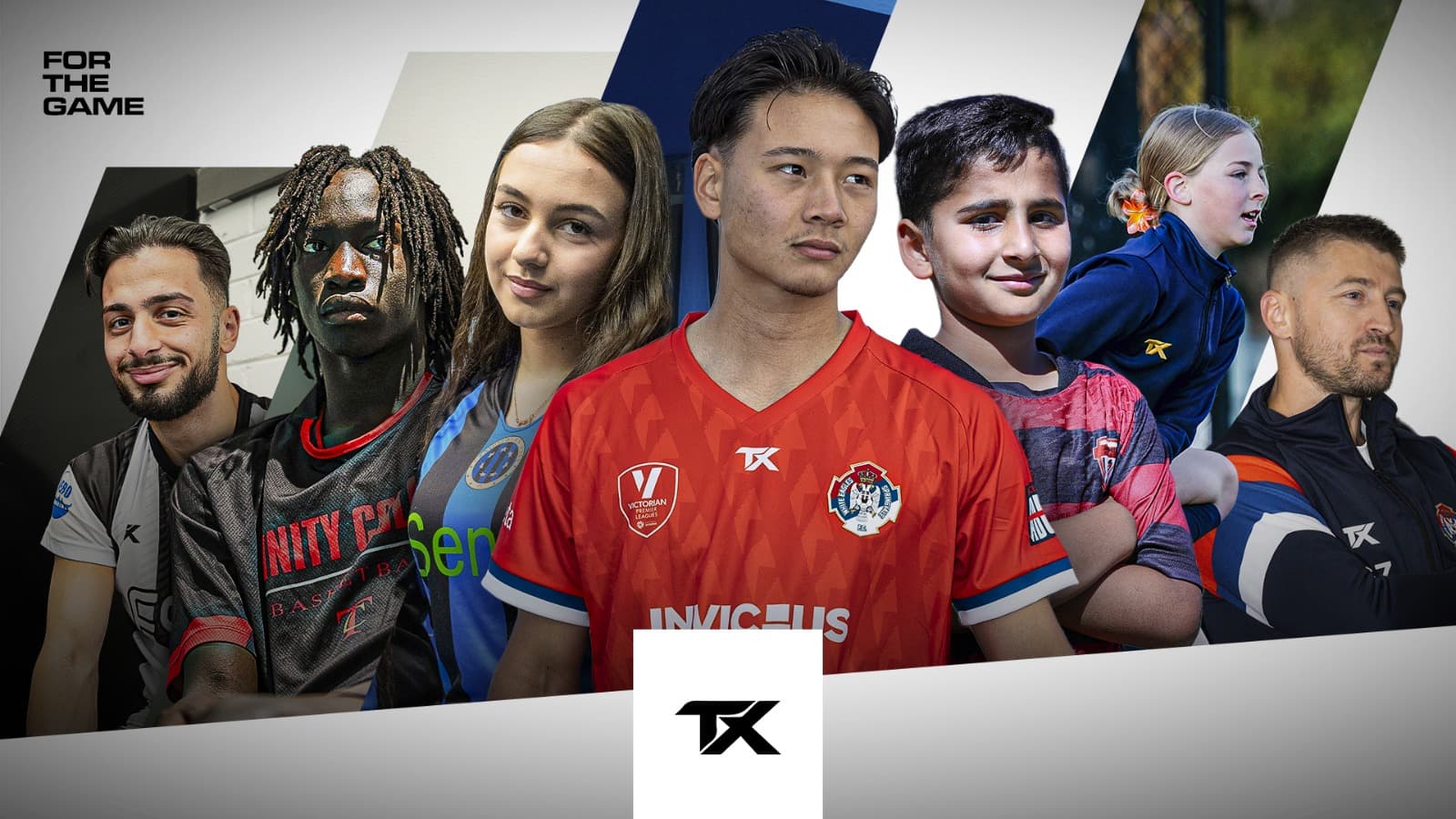 TradexCo teams in action wearing custom kits